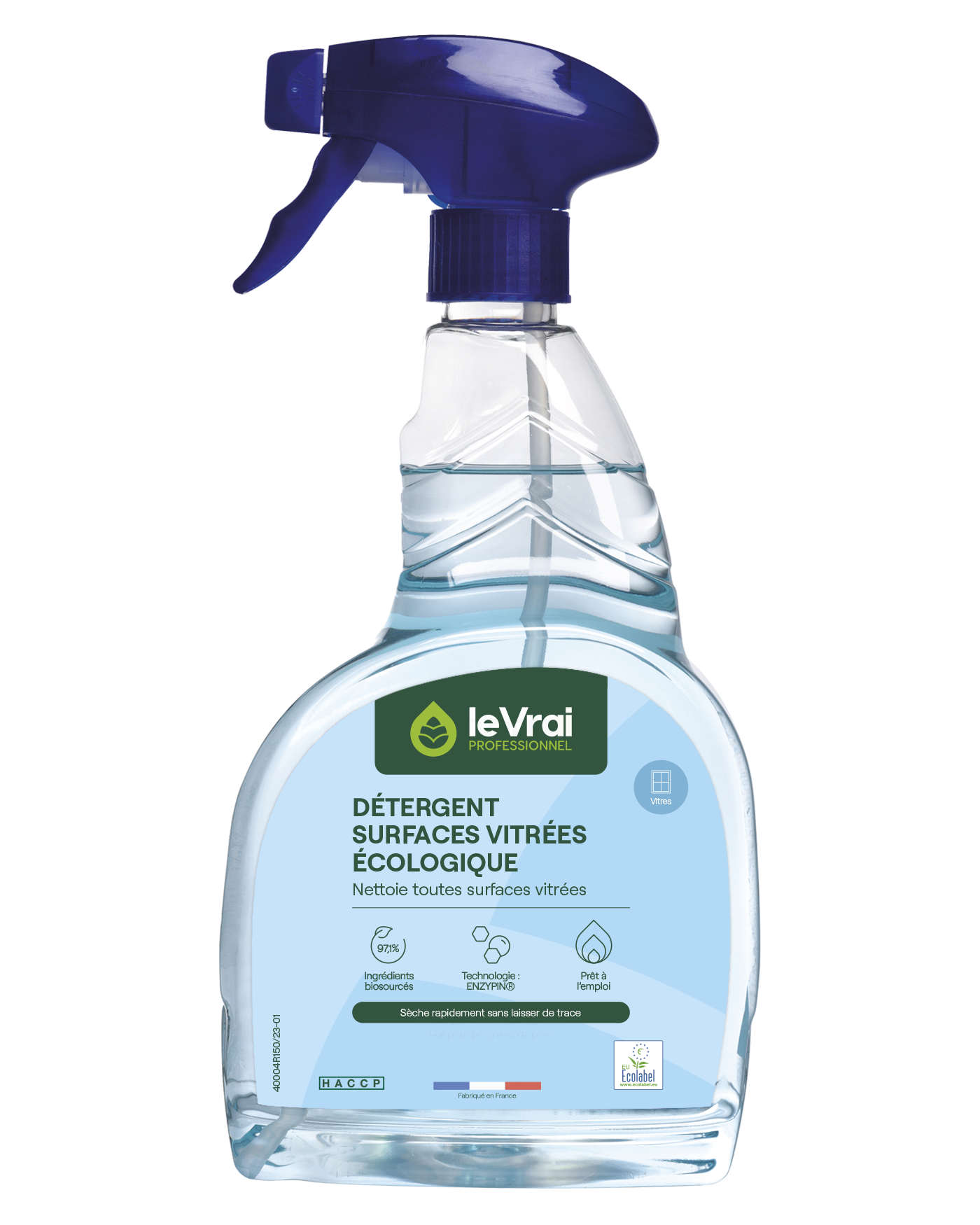 Détergent surfaces vitrées écologique 750 ml